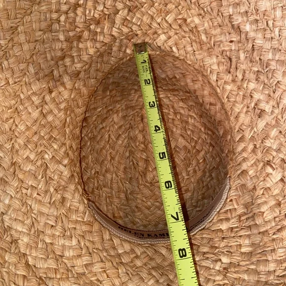 RARE HELEN KAMINSKI Natural Raffia Straw Bow flower detail Hat - Picture 14 of 16